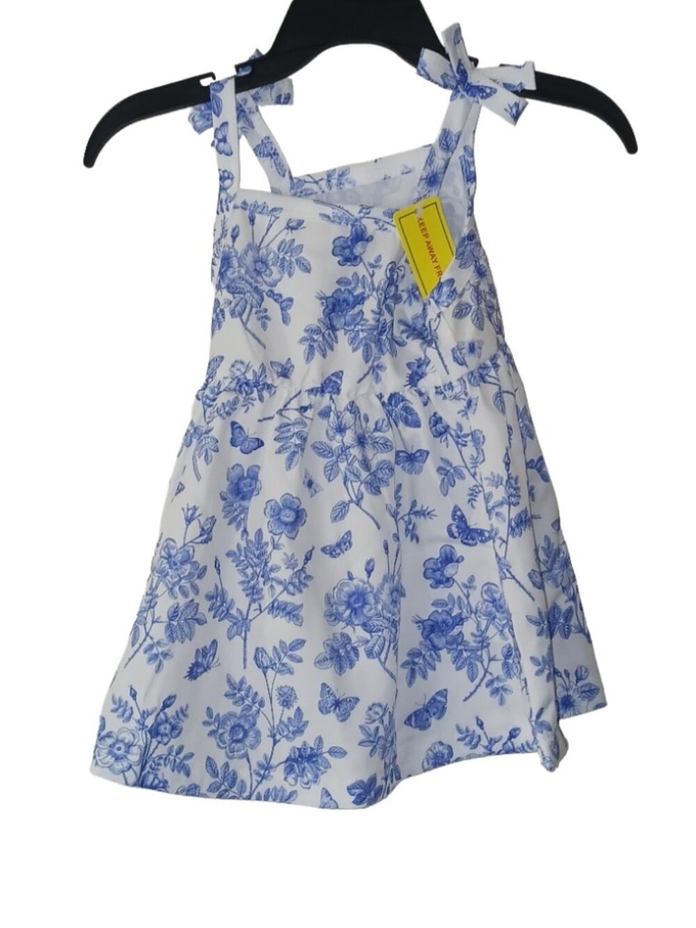 2‑Piece Toddler Dress Bundle — 3–6M (Purple & Floral)